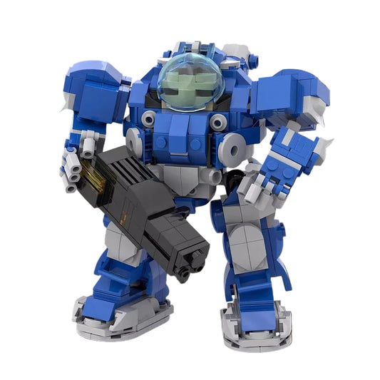 Galactic Space Infantry Soldier Heavy Armor Building Kit | LEGO-Compatible MOC - 1