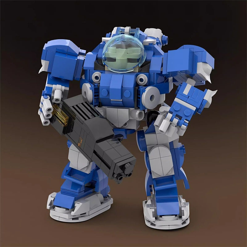 Galactic Space Infantry Soldier Heavy Armor Building Kit | LEGO-Compatible MOC - 5