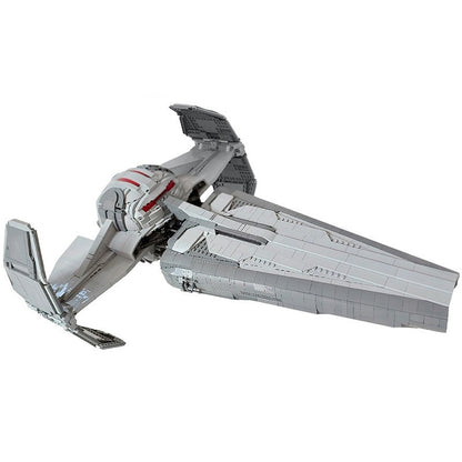 Galactic Stealth Infiltrator Space Transport Building Kit | LEGO-Compatible MOC - 1