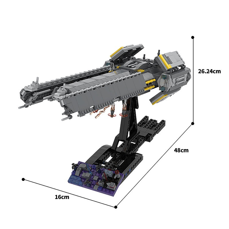 Galactic Super Destroyer Space Capital Ship Building Kit | Compatible MOC - 7