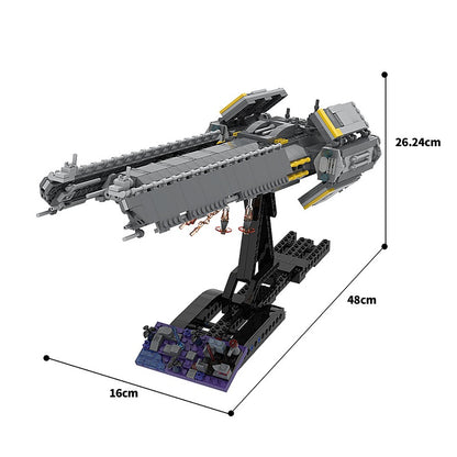 Galactic Super Destroyer Space Capital Ship Building Kit | Compatible MOC - 7
