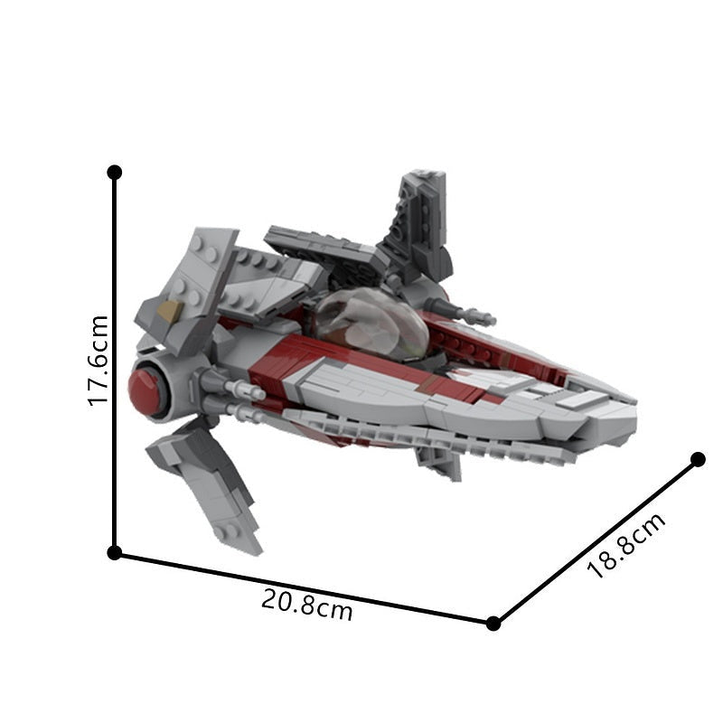 Galactic V-Wing Starfighter MOC Spacecraft Building Kit - 7