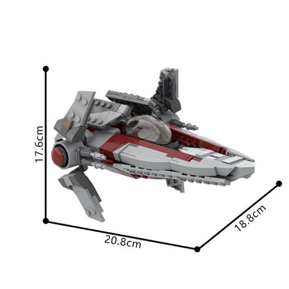 Galactic V-Wing Starfighter MOC Spacecraft Building Kit - 7