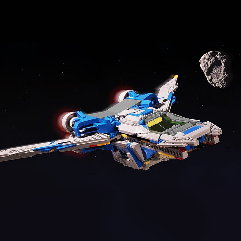 Galaxy Wing-Fold Transport Shuttle MOC Building Kit - 3