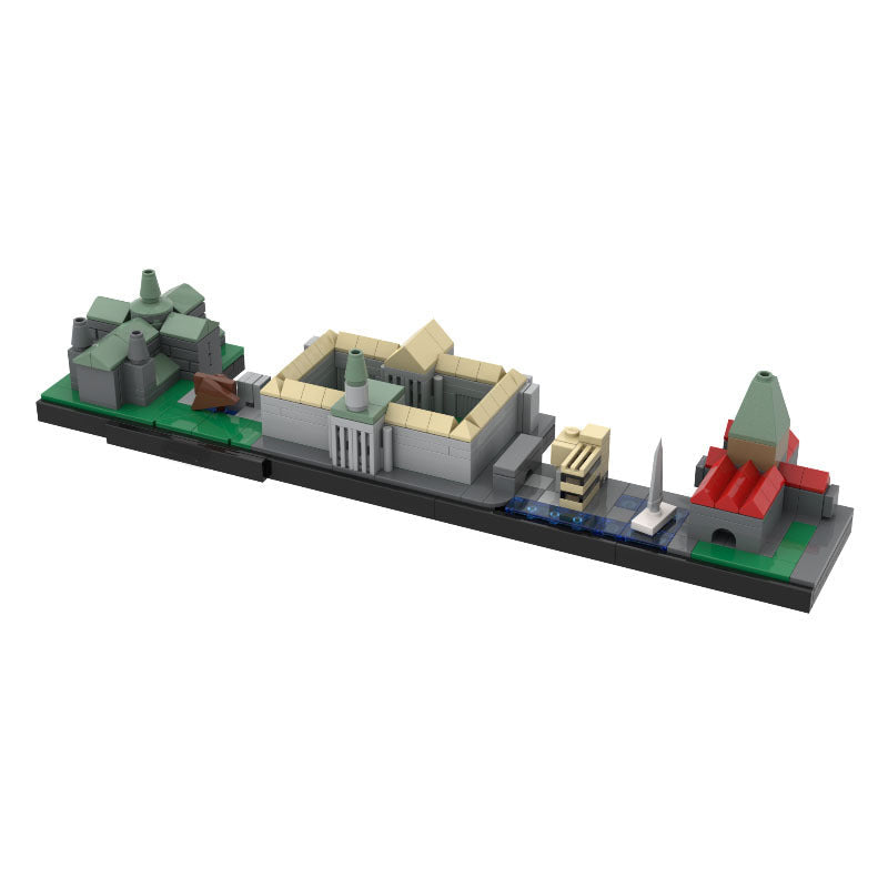 Galway Skyline Building Kit | LEGO-Compatible MOC - 1