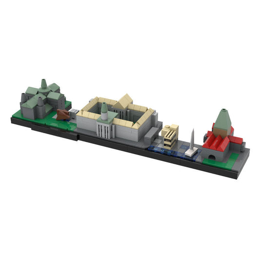 Galway Skyline Building Kit | LEGO-Compatible MOC - 1