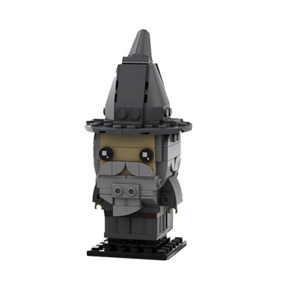 gandalf the grey brickheadz moc | the lord of the rings | moc-78489 - 1