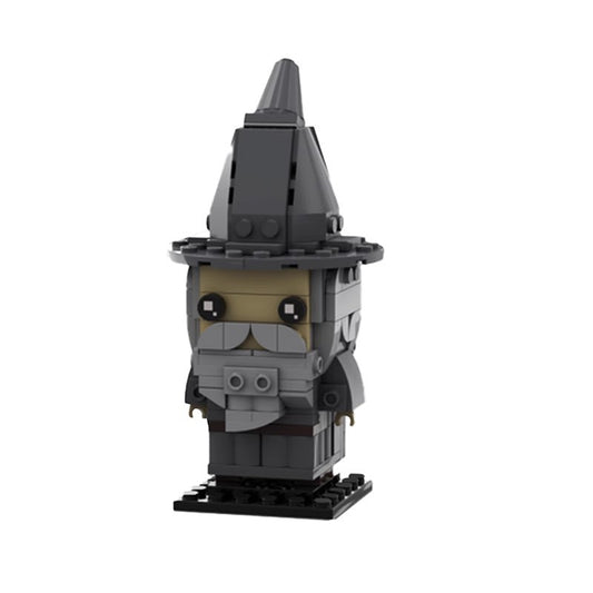 gandalf the grey brickheadz moc | the lord of the rings | moc-78489 - 1