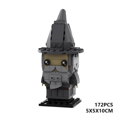 gandalf the grey brickheadz moc | the lord of the rings | moc-78489 - 2