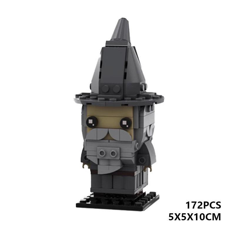 gandalf the grey brickheadz moc | the lord of the rings | moc-78489 - 3