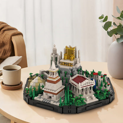Gardens of Babylon Building Kit | LEGO-Compatible MOC - 2