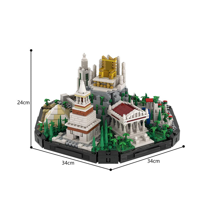 Gardens of Babylon Building Kit | LEGO-Compatible MOC - 3