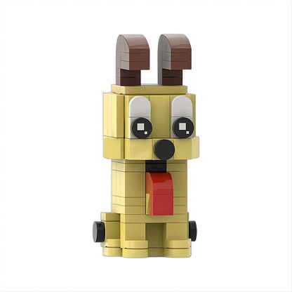 garfield brickheadz building kit | moc-174053 - 3