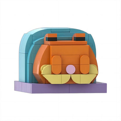 garfield brickheadz building kit | moc-174053 - 5