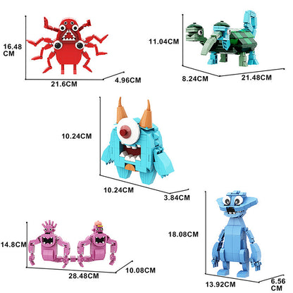 garten of banban moc building sets | compatible with lego bricks - 4