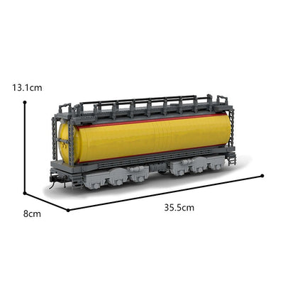 Gas Turbine Locomotive Fuel Tender MOC Building Kit | Custom Railway Model - 4