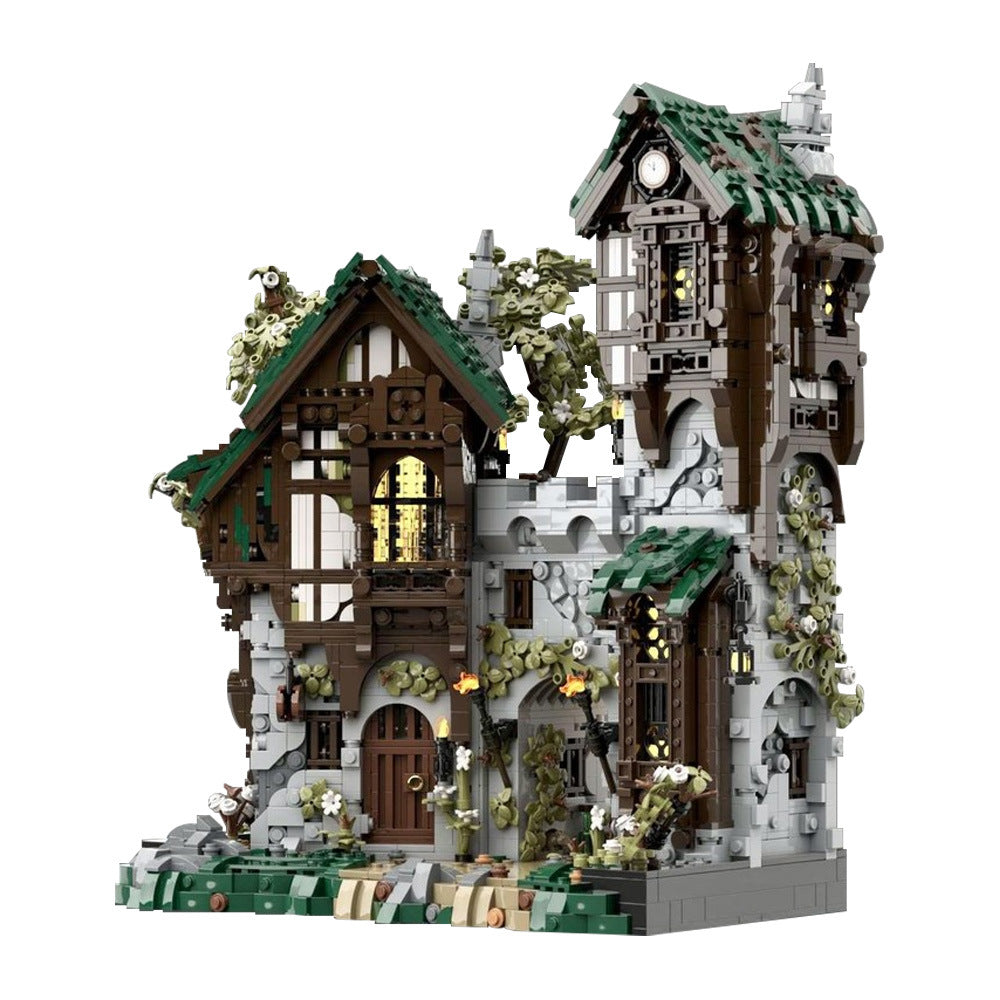 Gate Keepers Building Kit | Medieval Fantasy Display | LEGO-Compatible MOC - 1
