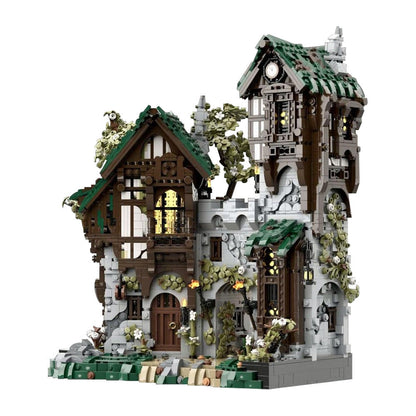 Gate Keepers Building Kit | Medieval Fantasy Display | LEGO-Compatible MOC - 1