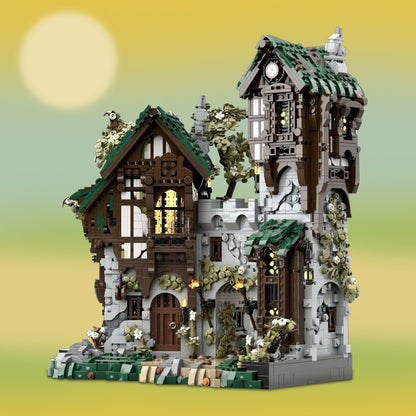gate keepers building kit | medieval fantasy display | moc-211440 - 2