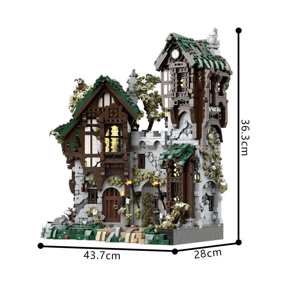 gate keepers building kit | medieval fantasy display | moc-211440 - 4