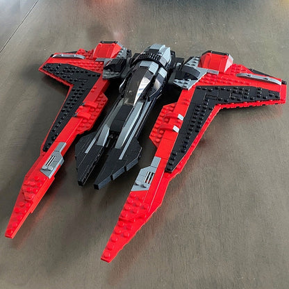 Gauntlet Starfighter MOC Building Kit | Futuristic Spacecraft Model - 2