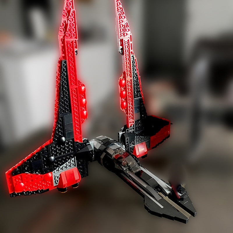 Gauntlet Starfighter MOC Building Kit | Futuristic Spacecraft Model - 4