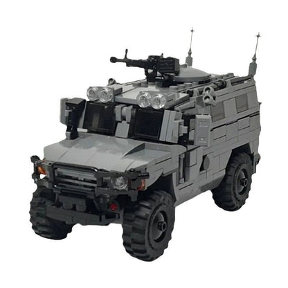 GAZ Tigr Armored Vehicle MOC Building Kit | Tactical Military Model - 1