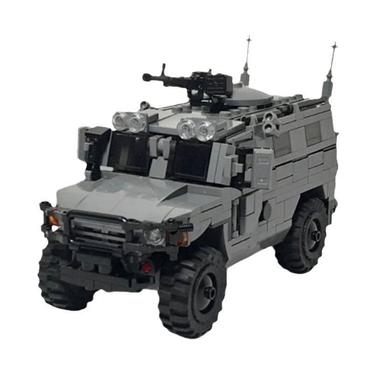 GAZ Tigr Armored Vehicle MOC Building Kit | Tactical Military Model - 1