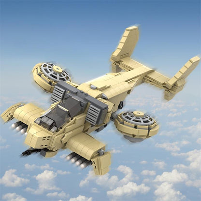 gdi orca fighter building set | command & conquer | lego compatible - 1