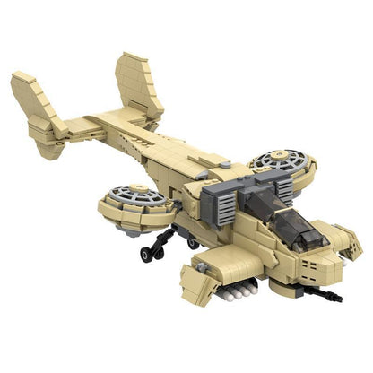 gdi orca fighter building set | command & conquer | lego compatible - 2