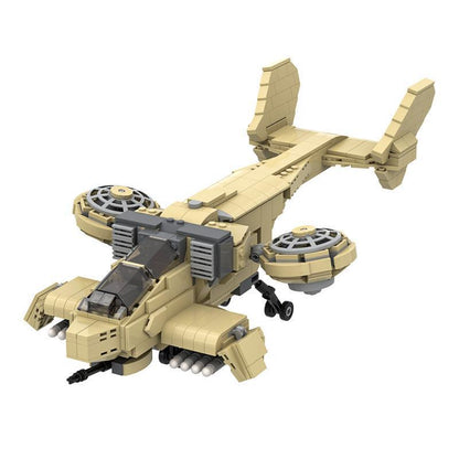 gdi orca fighter building set | command & conquer | lego compatible - 3