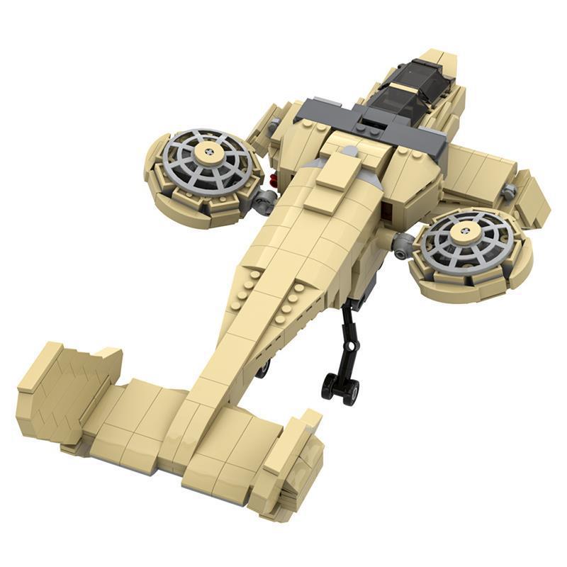 gdi orca fighter building set | command & conquer | lego compatible - 5