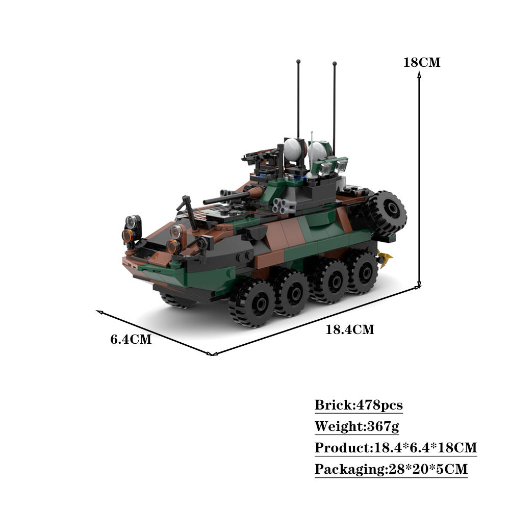 GDLS-C LAV-25 (II) Building Kit | 1:35th Scale | LEGO-Compatible MOC - 2