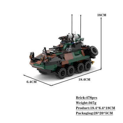 GDLS-C LAV-25 (II) Building Kit | 1:35th Scale | LEGO-Compatible MOC - 2