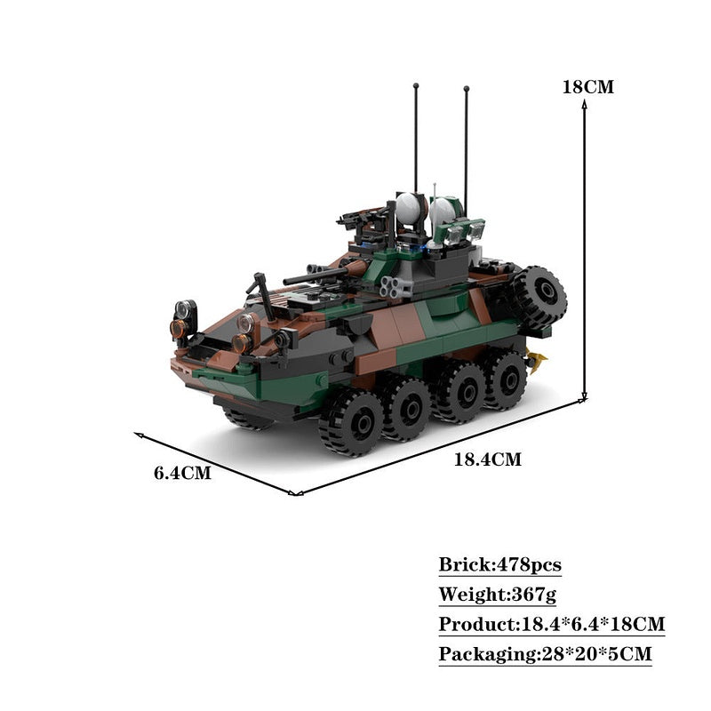 GDLS-C LAV-25 (II) MOC Armored Vehicle Building Kit 1:35 Scale - 2
