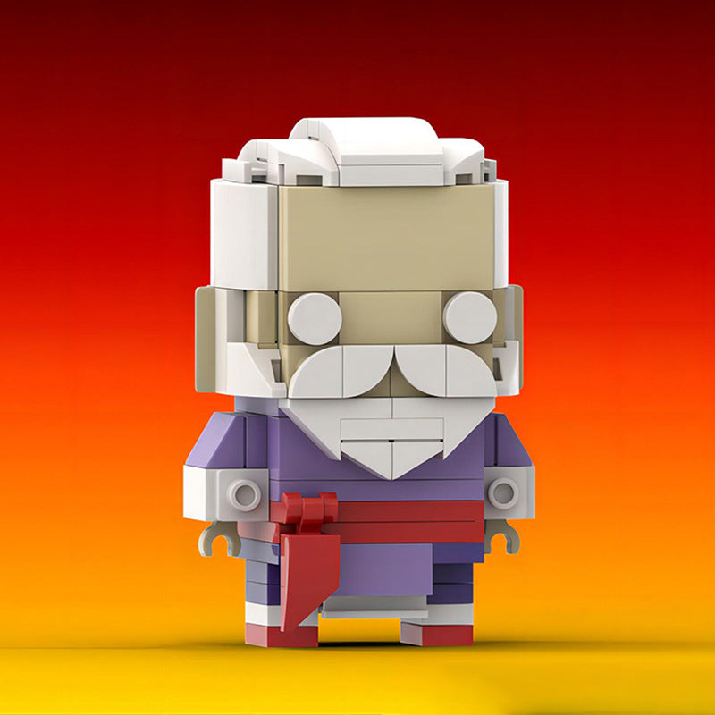 gen brickheadz building kit | street fighter | moc-138383 - 2