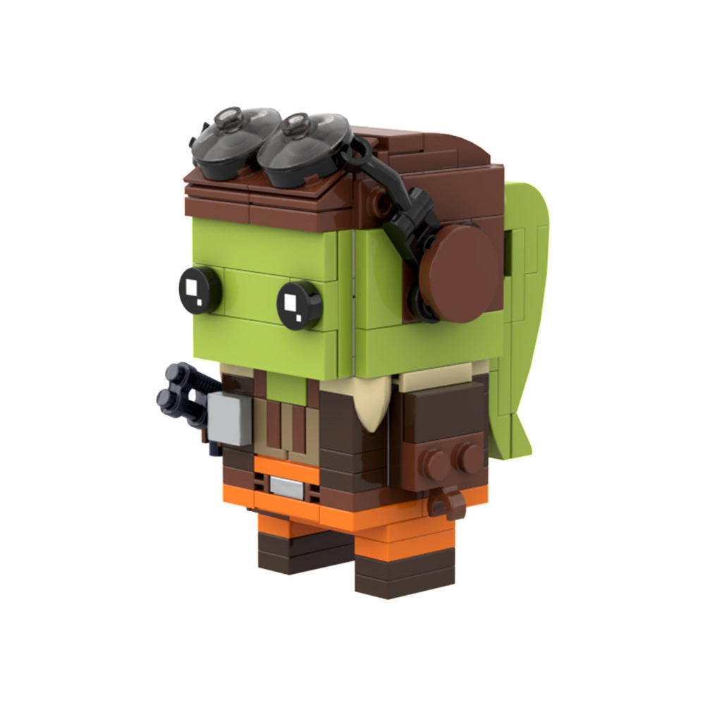 general hera syndulla brickheadz | star wars | moc-157623 - 2