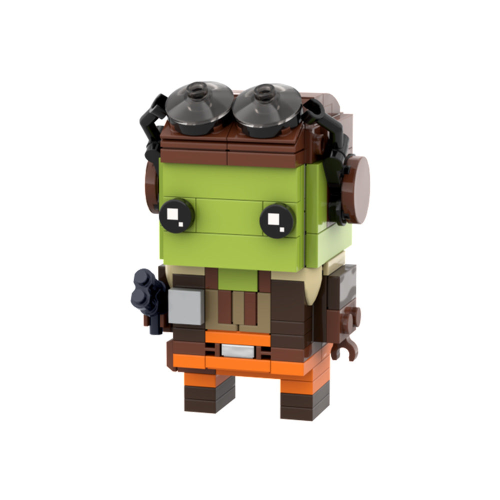 general hera syndulla brickheadz | star wars | moc-157623 - 5
