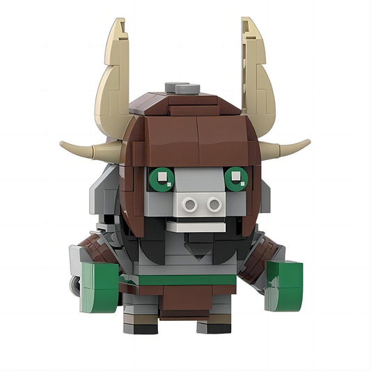 general kai brickheadz building kit | kung fu panda | moc-178324 - 1