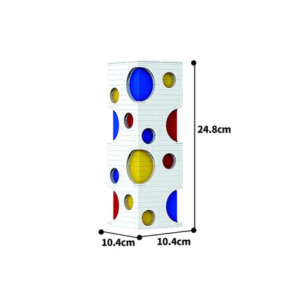 Geometric Color Dot Vase MOC Building Kit | Modern Art Decor - 4