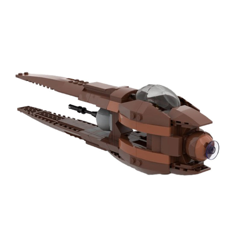 geonosian starfighter building set | moc-88728 - 4