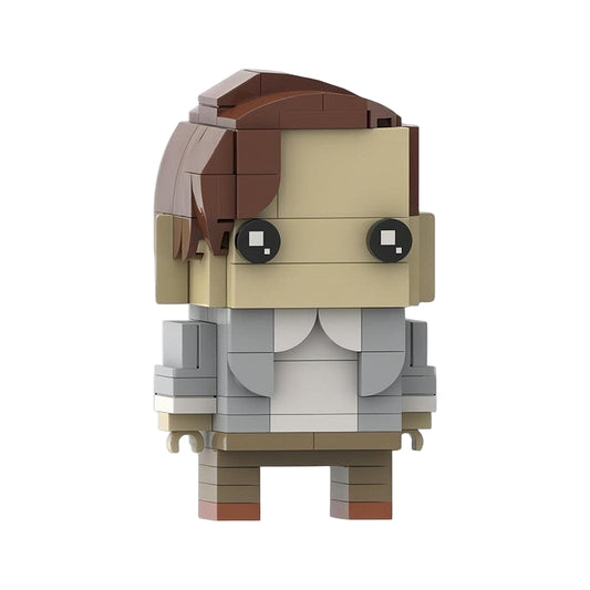 george mcfly brickheadz moc | back to the future | lego compatible - 1