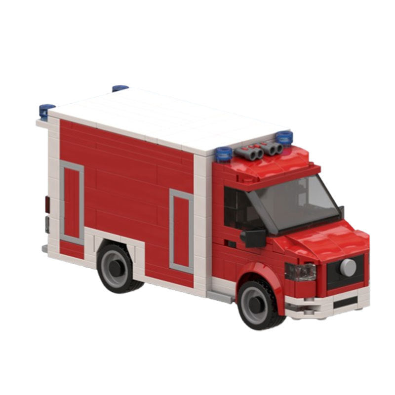 German Ambulance Building Kit | LEGO-Compatible MOC - 3