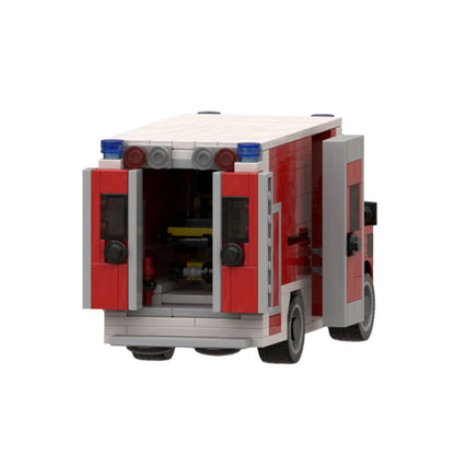 german ambulance building set | moc-52947 - 2