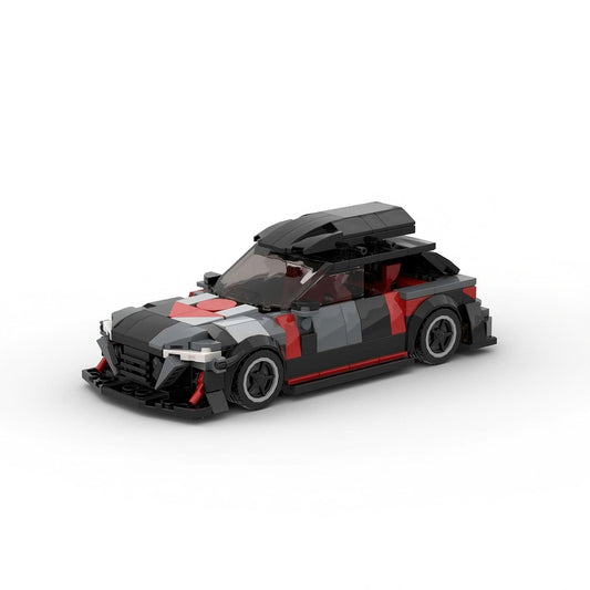 German DTM-Style High-Performance Sports Wagon Building Kit | LEGO-Compatible MOC - 1