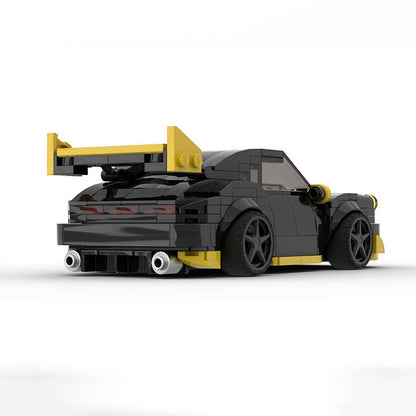 German GT-Style Rear-Engine Turbo Sports Car Building Kit | LEGO-Compatible MOC - 2