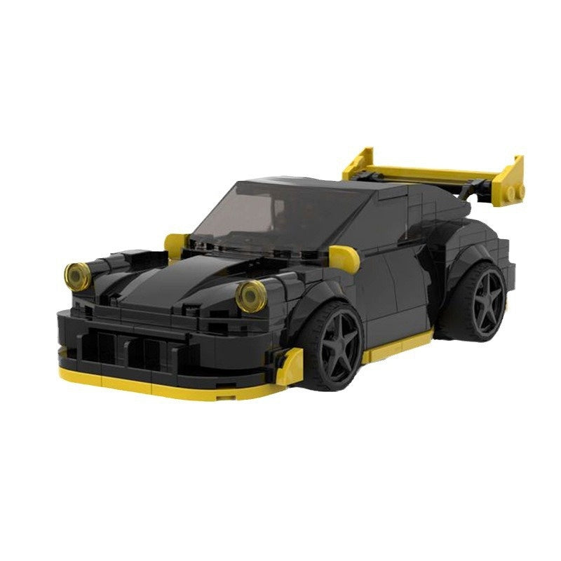 German GT-Style Rear-Engine Turbo Sports Car Building Kit | LEGO-Compatible MOC - 4