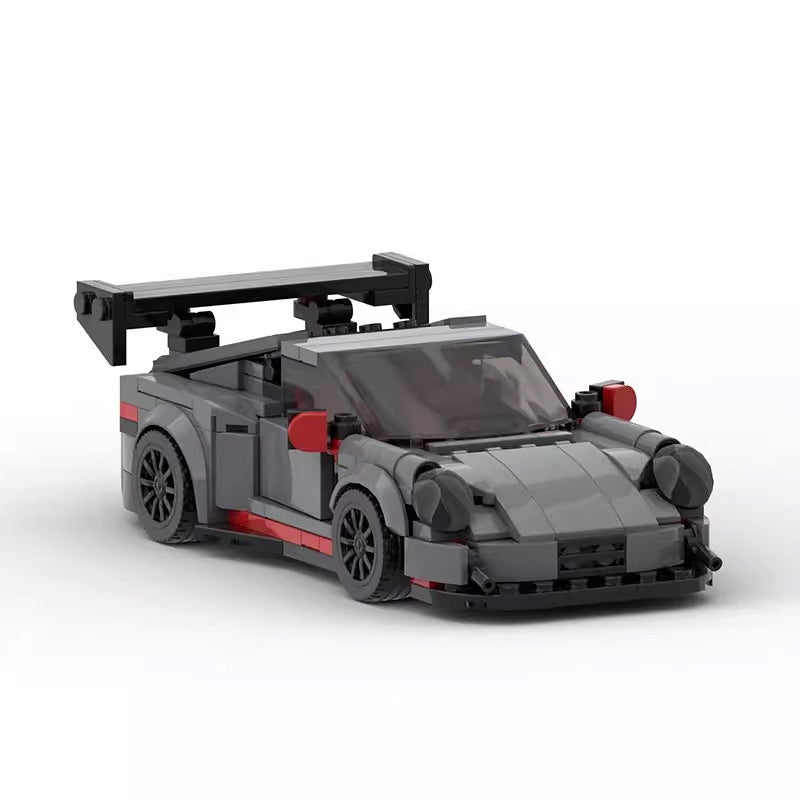 German GT3 Racing Sports Car Building Kit | 8-Stud LEGO-Compatible MOC - 4