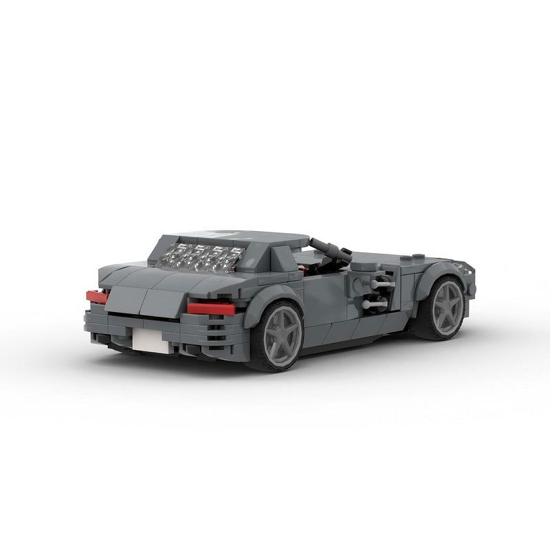 German Gullwing V8 Hybrid Supercar Building Kit | Compatible MOC - 4