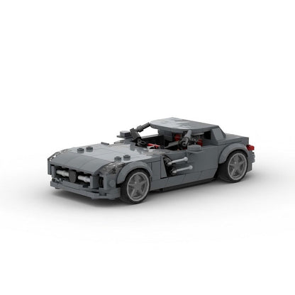 German Gullwing V8 Hybrid Supercar Building Kit | LEGO-Compatible MOC - 1